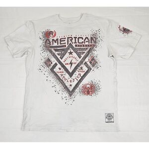 American Fighter T-Shirt Mens XL. Acid Wash‎ Brimley MMA Walkout Style Tee.